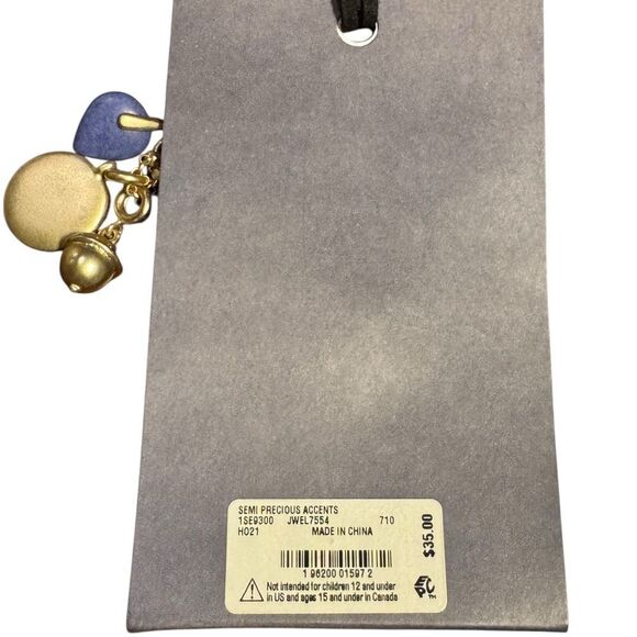 Lucky Brand Gold and Blue Celestial Necklace - Picture 3 of 3